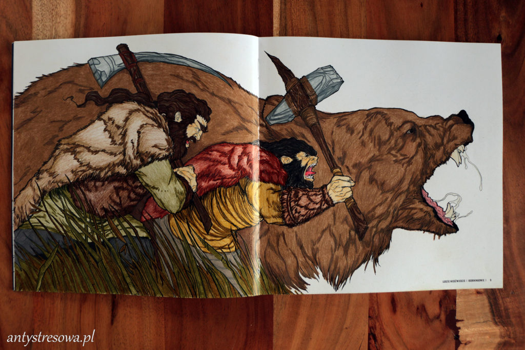 Beorningowie - ludzie niedźwiedzie z książki Bestiarium Tolkiena
