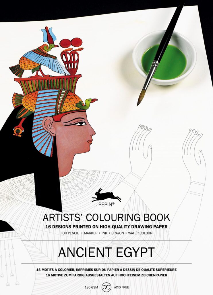 Okładka książki Artists' Colouring Book Ancient Egypt