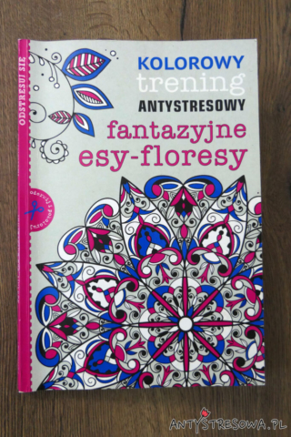 Okładka kolorowanki Fantazyjne esy-floresy