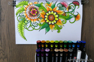 Markery Chameleon i Ault Coloring Book, Deco Time