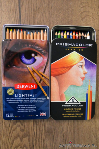 Kredki Derwent Lightfast i Prismacolor Premier