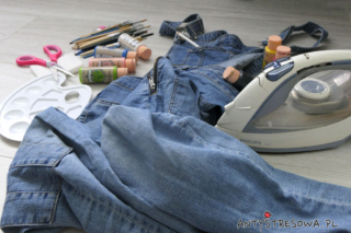 Malowanie jeansów farbami do tkanin - co jest nam potrzebne?
