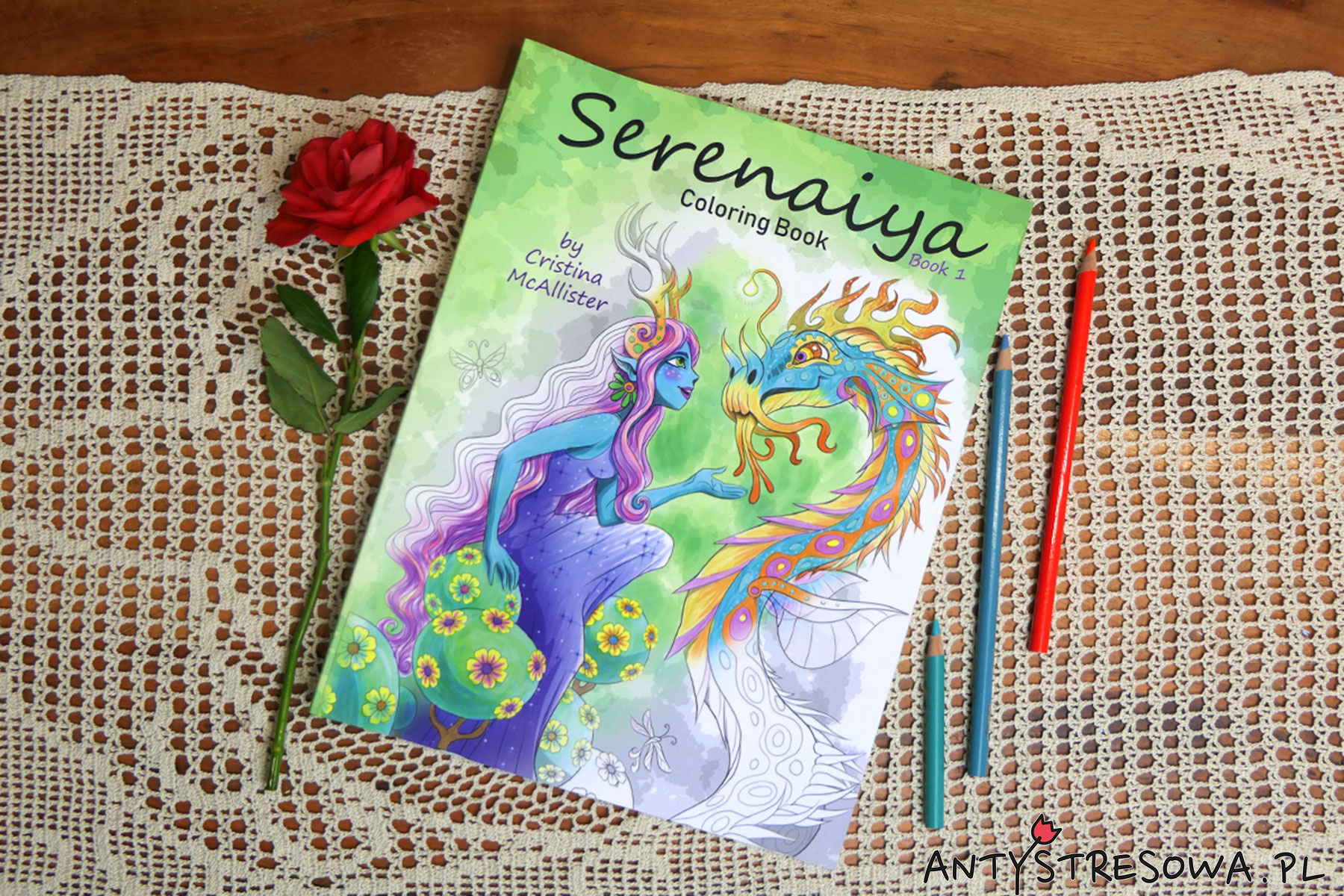 Serenaiya Coloring Book - kolorowanka dla dorosłych pełna elfów