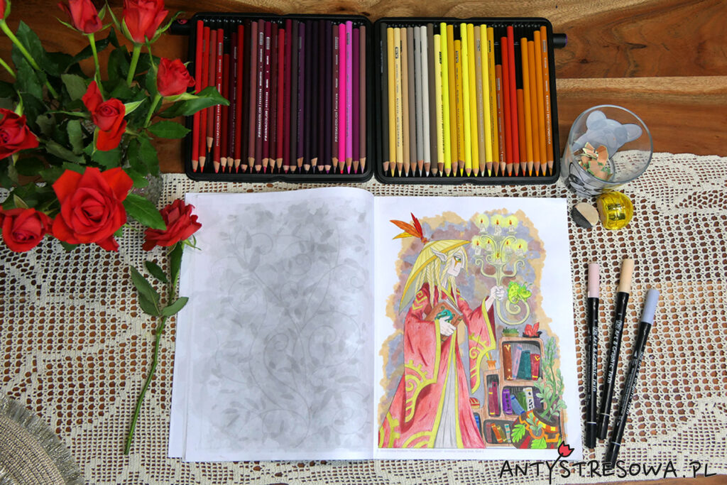 Kolorowanie kredkami i pisakami, Serenaiya Coloring Book